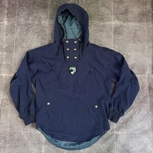 Women's Vintage 90's Obermeyer St. Anton Hooded Anorak Windbreaker Jacket Sz 6